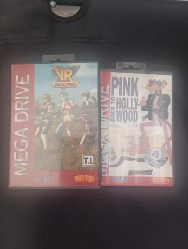 Jogos originais Mega Drive - Pantera Cor de Rosa + Vr Troopers