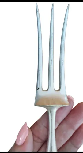Garfo Trinchante Antigo - 3 Dentes - Modelo Imperial Louros