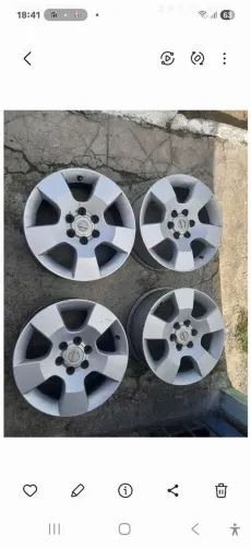 Jogo de roda da Nissan frontier 1.700