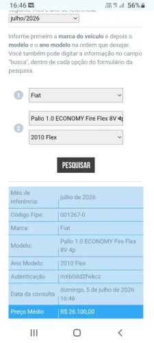 Fiat Palio 1.0 Economy Fire Flex 8V 4P 2011