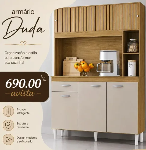 Garanta ja seu armario de cozinha novo