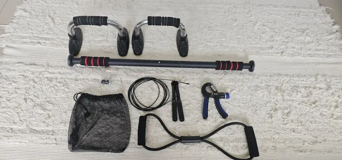 Kit Calistenia e Treino em Casa Completo - 6 Itens (Equipamento Premium)
