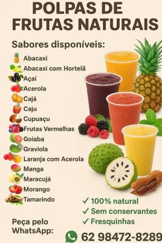 Polpas de frutas