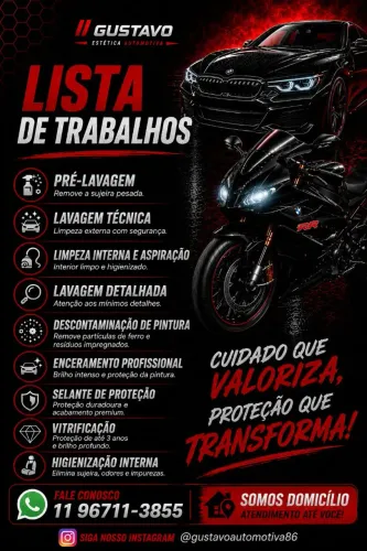 Estética Automotiva domicílio