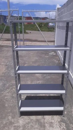 Estante de aço com 5 prateleiras