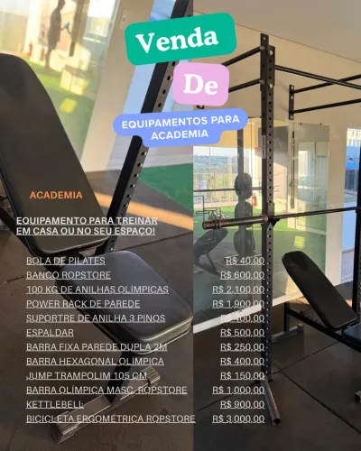 Equipamentos de academia