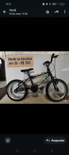 Bicicleta aro 16 