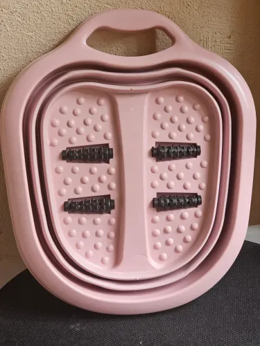 Bacia Dobrável Spa dos Pés Rosa