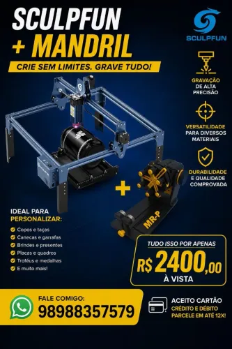 Máquina laser sculpfun s9