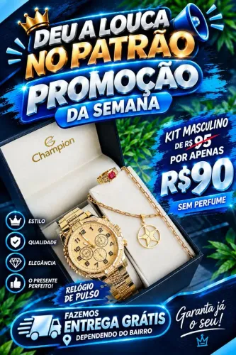 KIT PATRÃO PASSEIO - R$ 90