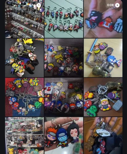 Chaveiros de Animes