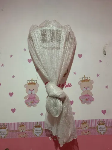 Coroa e véu de berço - Dossel 180$ telefone pra contato * WhatsApp 