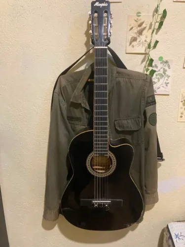 Violão Memphis Nylon elétrico + acessórios
