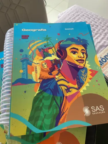 Livro SAS Ensino Médio - Geografia - Ótimo Estado - Globalização