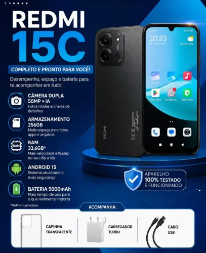 Celular Redmi 15c 
