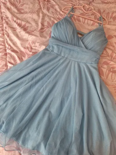 Vestido Festa Azul