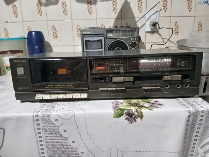 Tape Deck Technics model RS-B12 No estado, não funciona.