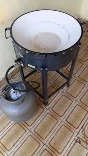 Tacho para fritura grande completo semi novo 6 meses de uso