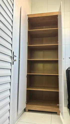 ARMARIO MULTIUSO BARTIRA GIGANTE 2 PORTAS E 5 PRATELEIRA