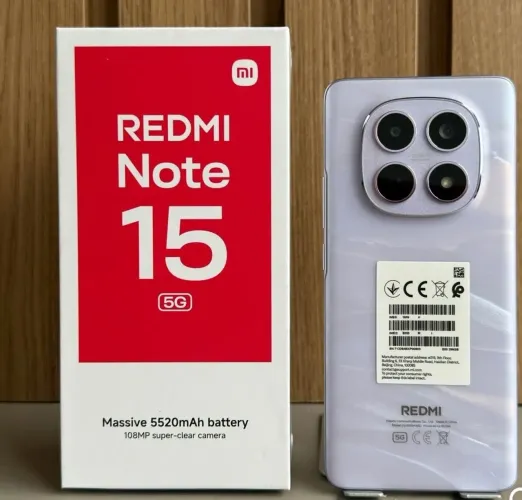 Note 15 5G 256GB 8GB - Desempenho Top, Pronto Entrega
