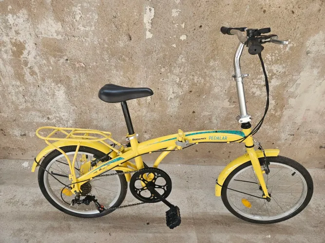 Bicicleta aro 20 dobravel com marchas nova