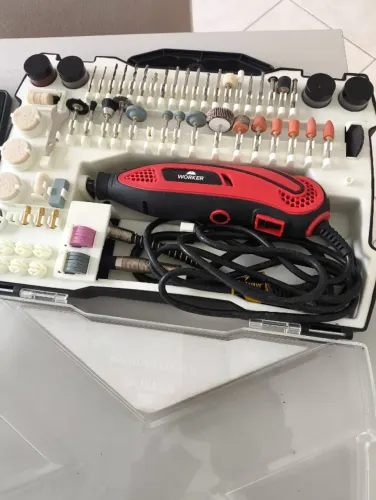 Micro Retífica Worker 130W - Kit com 190 peças