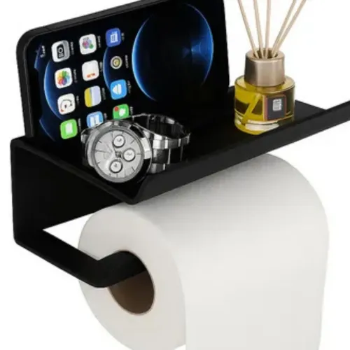 Suporte premium papel higiênico inox 