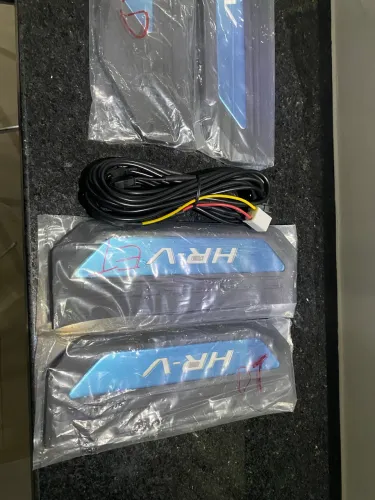 Kit soleira 4 portas Hrv Led Azul