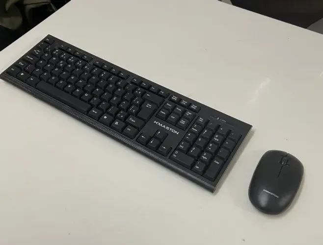Teclado e mouse SEM FIO. H'MASTON
