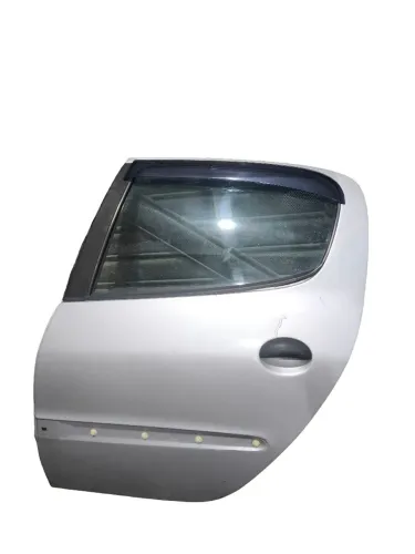 Porta Traseira Esquerda Peugeot 206 207 C/Vidro e Maçaneta Porta Peugeot 207 206 Tras Esq