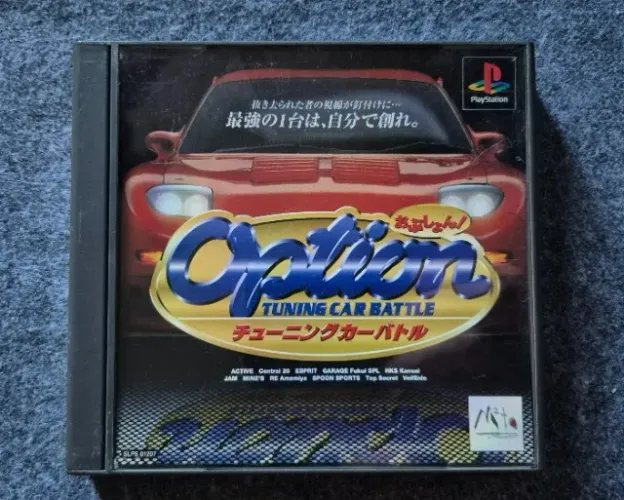 Option Tuning Car Battle 1 PS1 - Jogo Original CIB