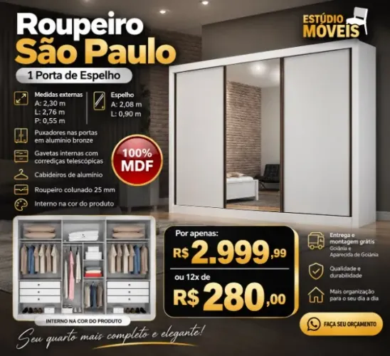 GUARDA ROUPA SAO PAULO