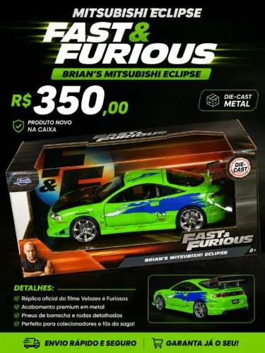 Miniatura velozes e furiosos 