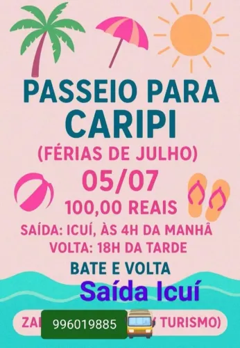 PAsseios * ZAP aceito cartão ? bora ?