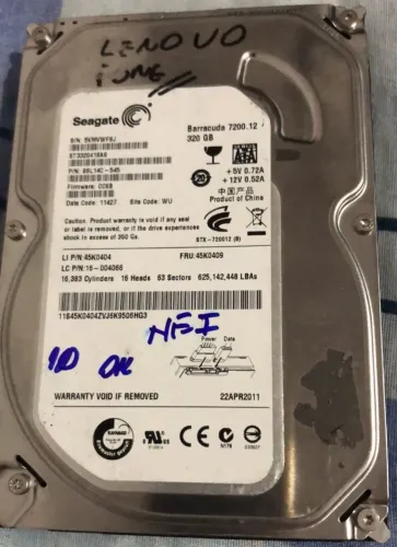 HDs 320GB SATA 3.5 - Ideais para PC Antigo ou Backup