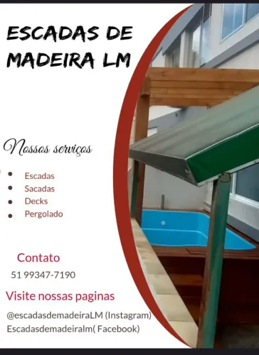Escadas em madeiras LM 