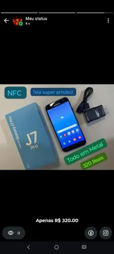 Samsung com NFC barato J7 PRO 