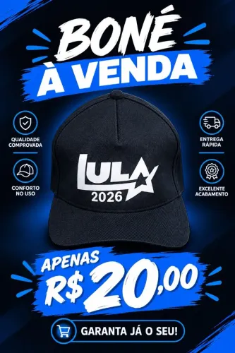 BONE DO LULA PROMOÇÃO R$20