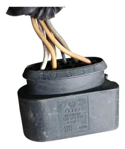 Plug Conector Chicote Farol Audi A3 Vw Golf Bora 1995 2003