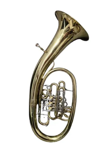 TUBA WAGNERIANA PRO WINDS 4 ROTORES AFINAÇÃO EM FÁ COM ESTOJO LUXO E BOCAL MUSICOS ORQUEST