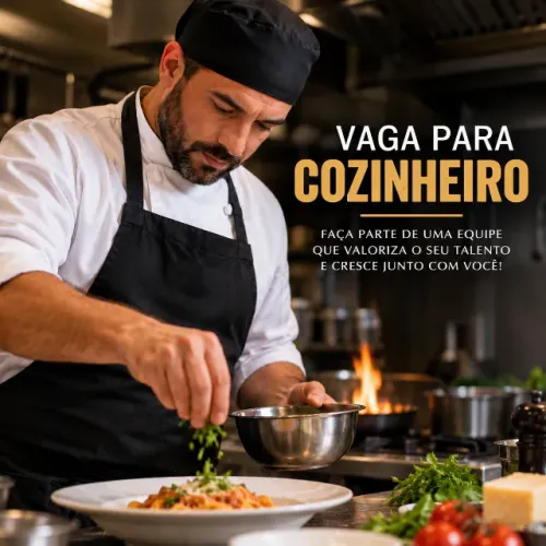 VAGA DE COZINHEIRO - NITERÓI