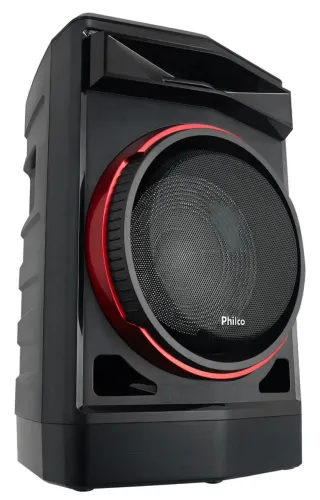 Caixa De Som Acústica Philco Pcx7100 Flash Lights Bass 750w Cor Preto