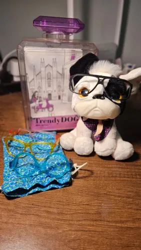 Trendy Dogs de Pelúcia Original + Acessórios - Ótimo estado