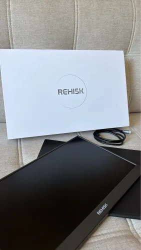 Monitor Portátil Rehisk 15,6? Full HD ? Estado de Novo