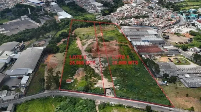 Terreno Industrial para venda no bairro Nucleo Itaim em Ferraz de Vasconcelos - SP.