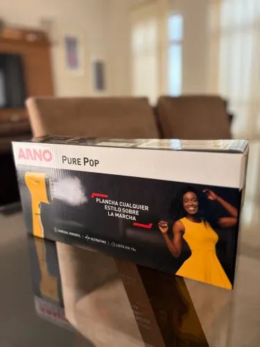 Vaporizador De Roupas Arno Pure Pop Amarelo Para Desamassar