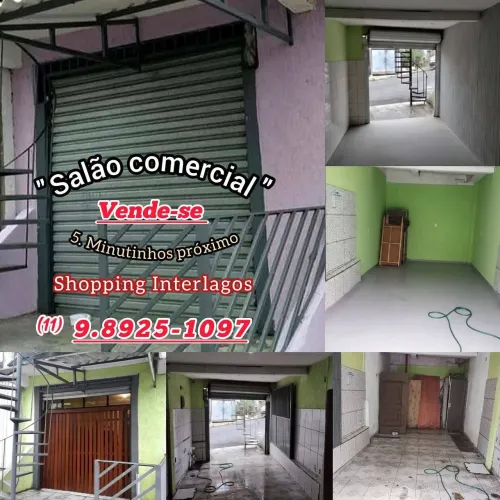 Salão 27M² c/equipamentos aceito (Auto) ótimo p/Pizzaria próx.ao Shopping Interlagos