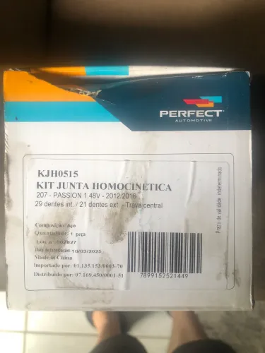 Junta homocinetica para pegeout 207 