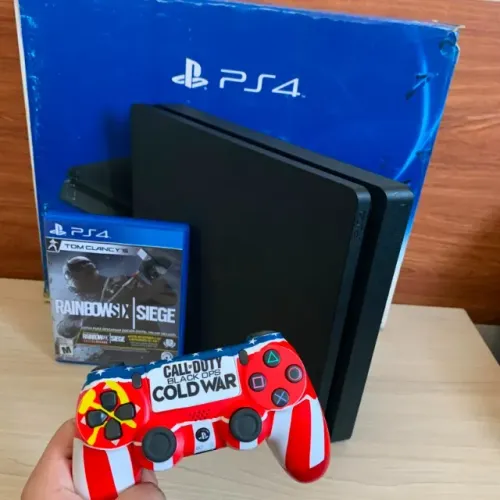 ? PS4 SLIM 500GB PLAYSTATION 4 ORIGINAL | PARCELO EM ATÉ 12X ? | ENTREGO