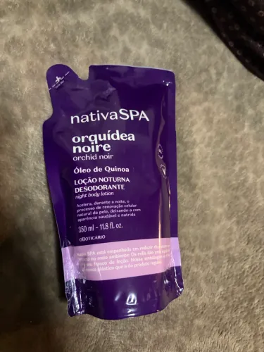 Loção hidratante nativa spa orquídea noire - refil 350ml